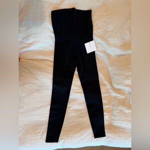 Beyond Yoga Maternity Midi Black High-Waisted Leggings